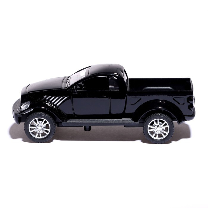 Машина металлическая «Раптор», открываются двери, 1:32, инерция, цвет чёрный Машина металлическая «Раптор», открываются двери, 1:32, инерция, цвет чёрный