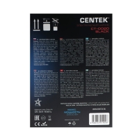 Чайник электрический Centek CT-0020, пластик, бесшовная колба металл, 1.7 л, 2200 Вт, черный