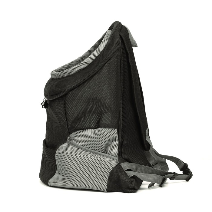 Рюкзак-переноска для кошек и собак, максимальный вес 22 кг, 41 х 24 х 55 см, чёрный Рюкзак-переноска для кошек и собак, максимальный вес 22 кг, 41 х 24 х 55 см, чёрный