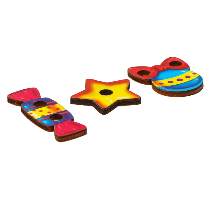 Новогодняя игрушка. Шнуровка фигурная «Новый год! Ёлочка» Новогодняя игрушка. Шнуровка фигурная «Новый год! Ёлочка»