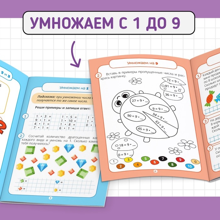 Книги набор «Тренажёры по таблице умножения», 6 шт. по 12 стр. Книги набор «Тренажёры по таблице умножения», 6 шт. по 12 стр.
