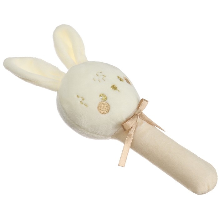 Подарочный набор новогодний: игрушка - пищалка и иигрушка - шуршалка «Зайка», цвет бежевый Подарочный набор новогодний: игрушка - пищалка и иигрушка - шуршалка «Зайка», цвет бежевый