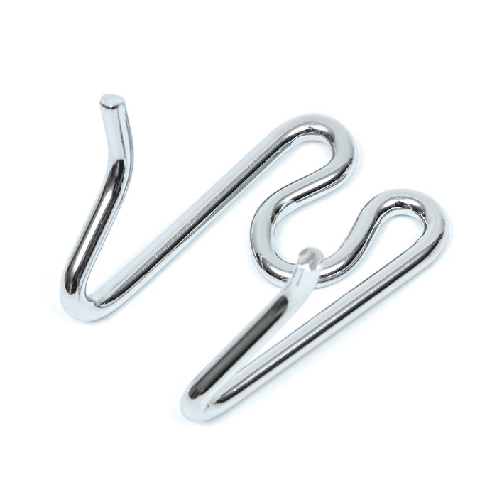 Звено для строгого ошейника - полуудавки, хромированная сталь, толщина 3,5 мм Звено для строгого ошейника - полуудавки, хромированная сталь, толщина 3,5 мм