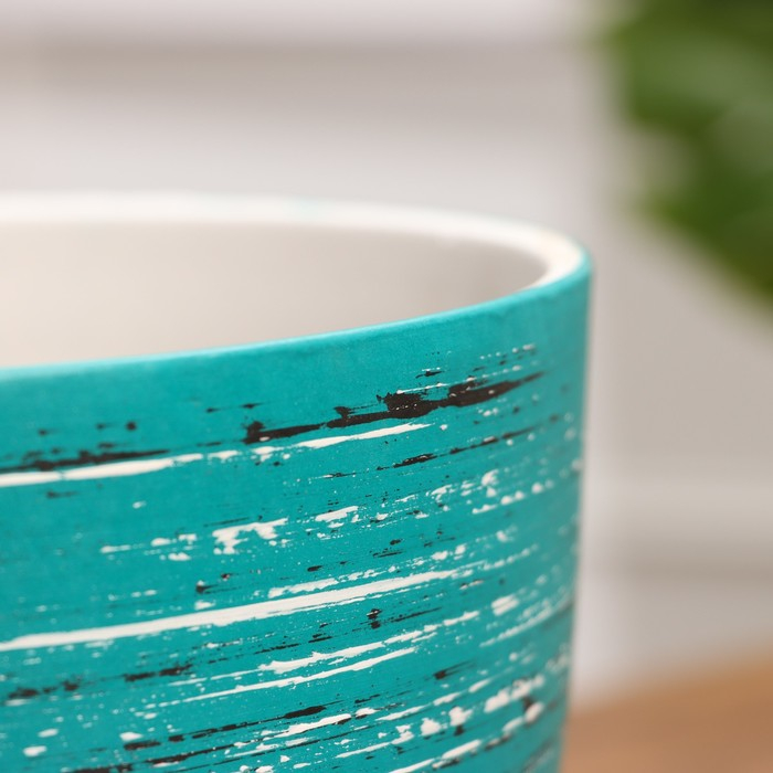 Горшок цветочный ТЕХНО зеленый 3,6 л