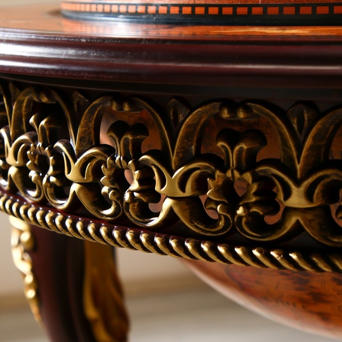 Глобус бар декоративный Глобус бар декоративный "Винтажная карта" узорные ножки 60,4х60,4х104 см