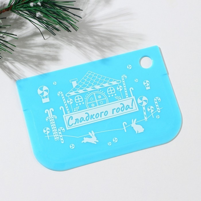 Новый год. Набор кондитерских шпателей «Сладкого года», 3 шт Новый год. Набор кондитерских шпателей «Сладкого года», 3 шт