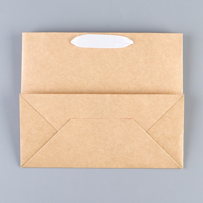 Пакет подарочный новогодний крафтовый с пластиковым окном «Новогодние шары», 24 х 20 х 11см Пакет подарочный новогодний крафтовый с пластиковым окном «Новогодние шары», 24 х 20 х 11см