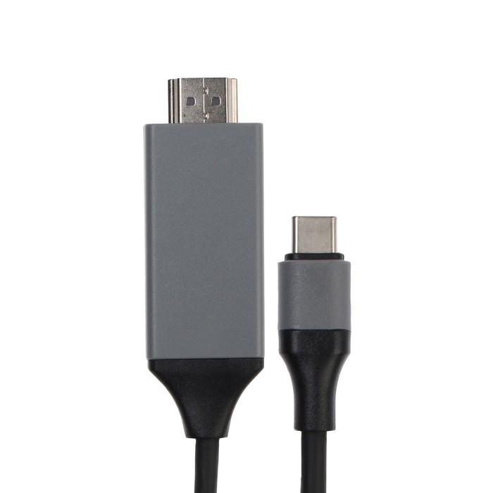 Кабель Luazon CAB-5 Type-C - HDMI, 2 м, для устройств с USB-C 3.1 (DisplayPort Alt Mode) Кабель Luazon CAB-5 Type-C - HDMI, 2 м, для устройств с USB-C 3.1 (DisplayPort Alt Mode)