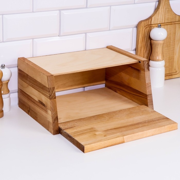 Хлебница малая 32,5 х 24 х 15 (обработанная льняным маслом) Хлебница малая 32,5 х 24 х 15 (обработанная льняным маслом)