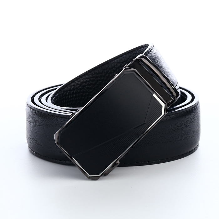Ремень мужской, ширина 3,6 см, пряжка автомат, цвет чёрный Ремень мужской, ширина 3,6 см, пряжка автомат, цвет чёрный