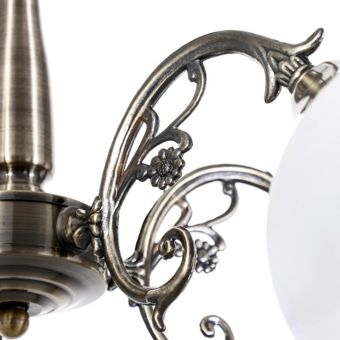 Люстра Люстра "Аурелия" 5x60Вт E27 античная бронза 60х60х30см.