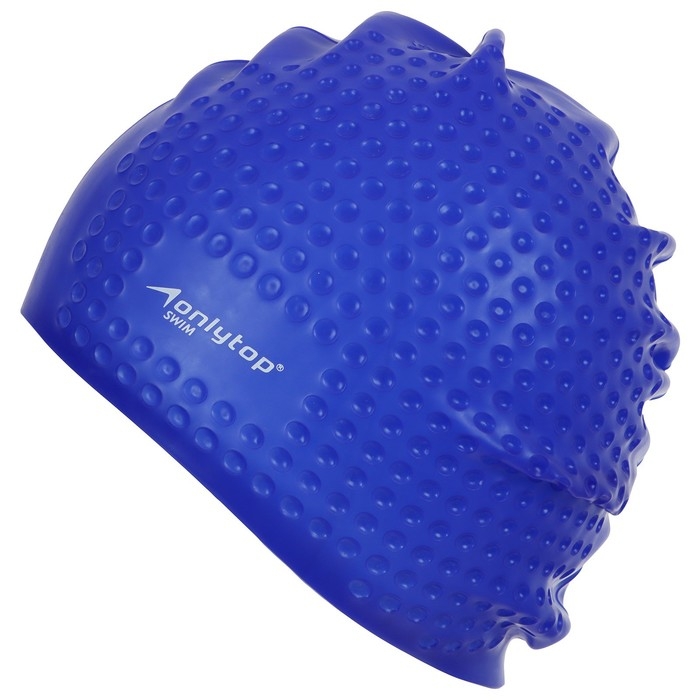 Шапочка для плавания взрослая ONLYTOP Swim, для длинных волос, силиконовая, обхват 54-60 см, цвета МИКС Шапочка для плавания взрослая ONLYTOP Swim, для длинных волос, силиконовая, обхват 54-60 см, цвета МИКС