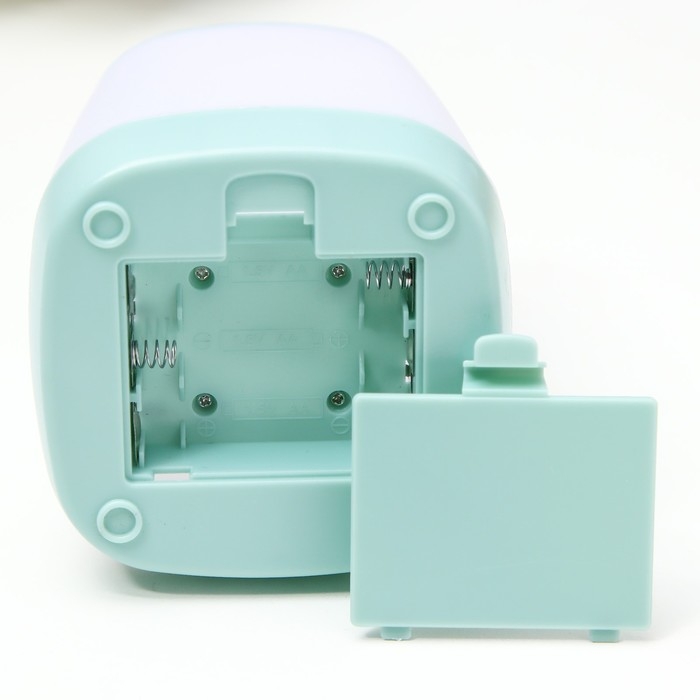 Ночник Ночник "Навигатор" LED, 3Вт, 3 режима, 3ААА голубой 9х7х2,5 см RISALUX