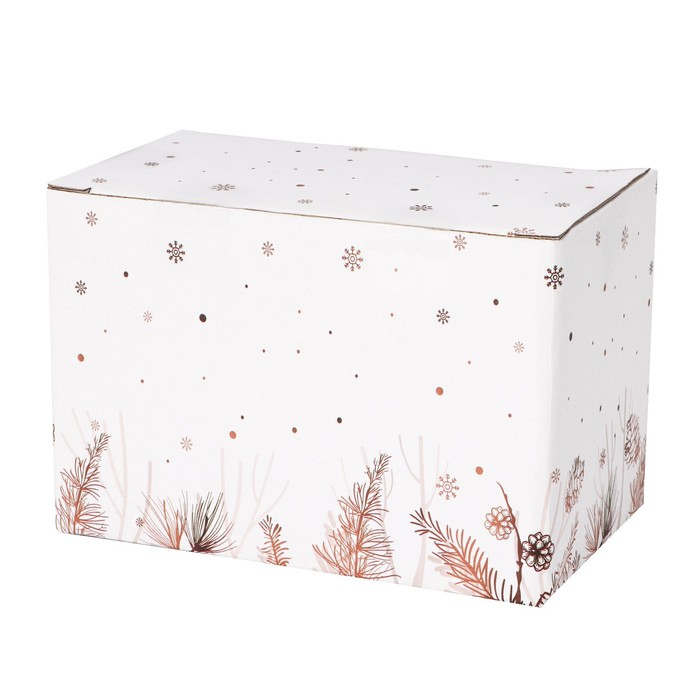 Набор для специй Доляна &laquo;С Новым годом&raquo;, 3 предмета: солонка 130 мл, перечница 130 мл, подставка