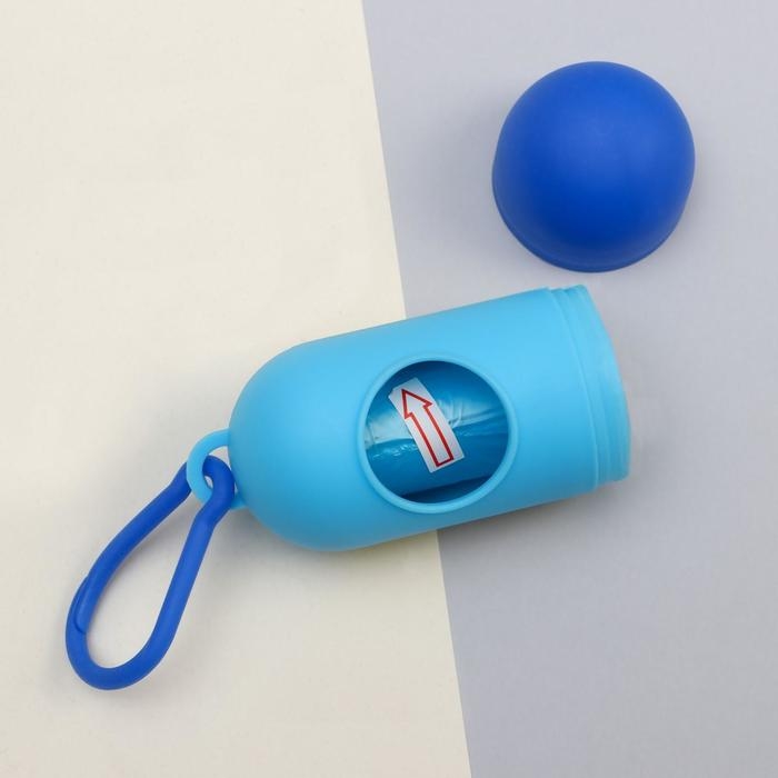 Контейнер с пакетами для уборки за собаками «А кто это сделал?» (рулон 15 шт) Контейнер с пакетами для уборки за собаками «А кто это сделал?» (рулон 15 шт)