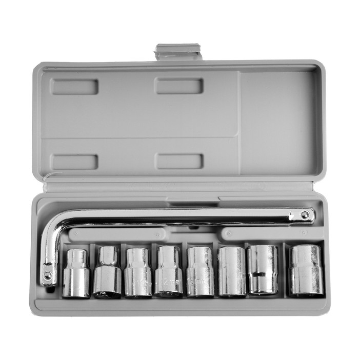 Набор инструментов в кейсе ТУНДРА, универсальный, 1/2", 9 предметов