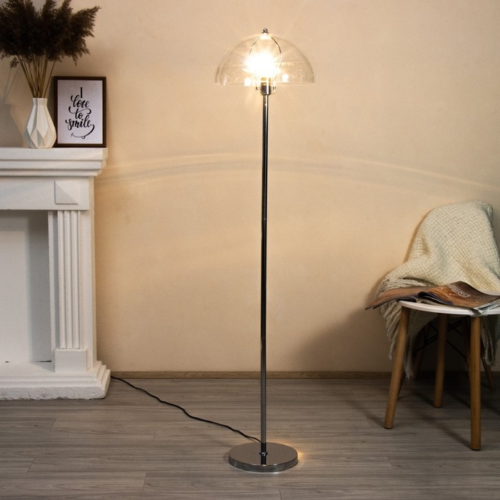 Торшер  Торшер "Байхаус" Е27 15Вт прозрачный 35х35х150см