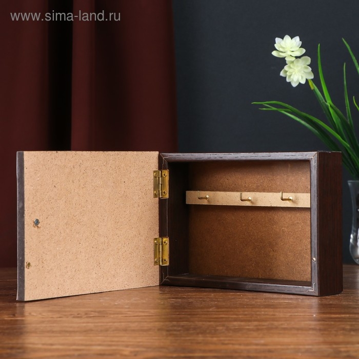 Ключница Ключница "Карта 2" венге 12х17 см