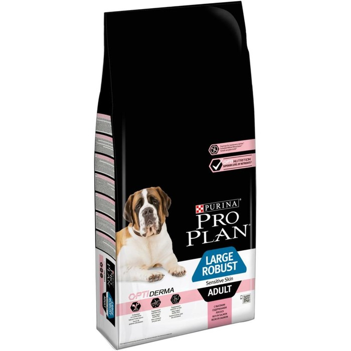 Сухой корм PRO PLAN для собак крупных пород, мощное тело, лосось, 14 кг Сухой корм PRO PLAN для собак крупных пород, мощное тело, лосось, 14 кг