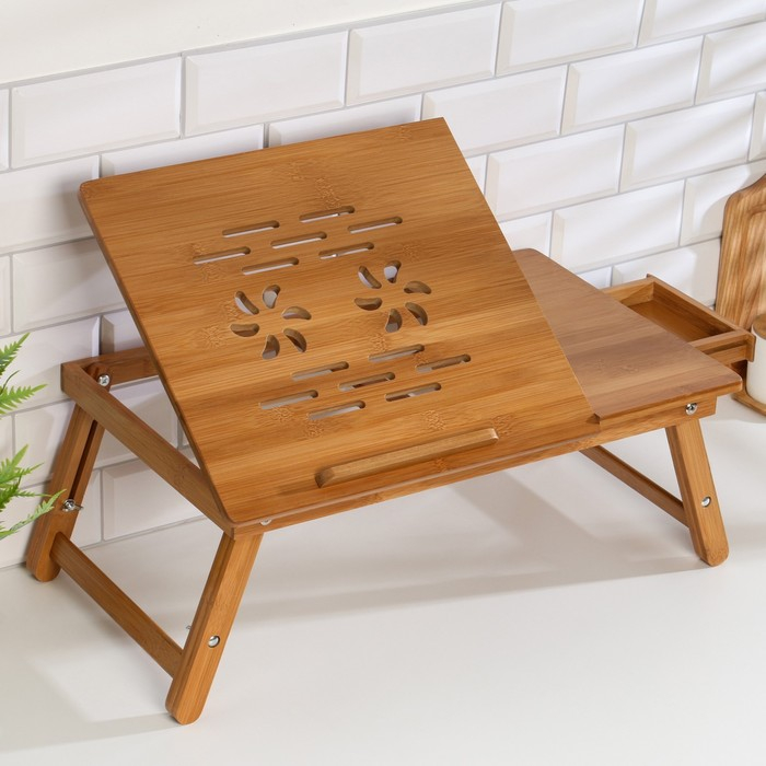 Столик для ноутбука складной, 30х50 см, дерево Столик для ноутбука складной, 30х50 см, дерево