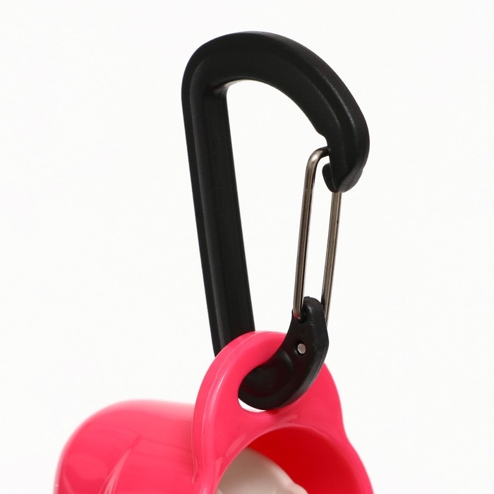 Поилка прогулочная фигурная, 500 мл, с мягким носиком, розовая Поилка прогулочная фигурная, 500 мл, с мягким носиком, розовая