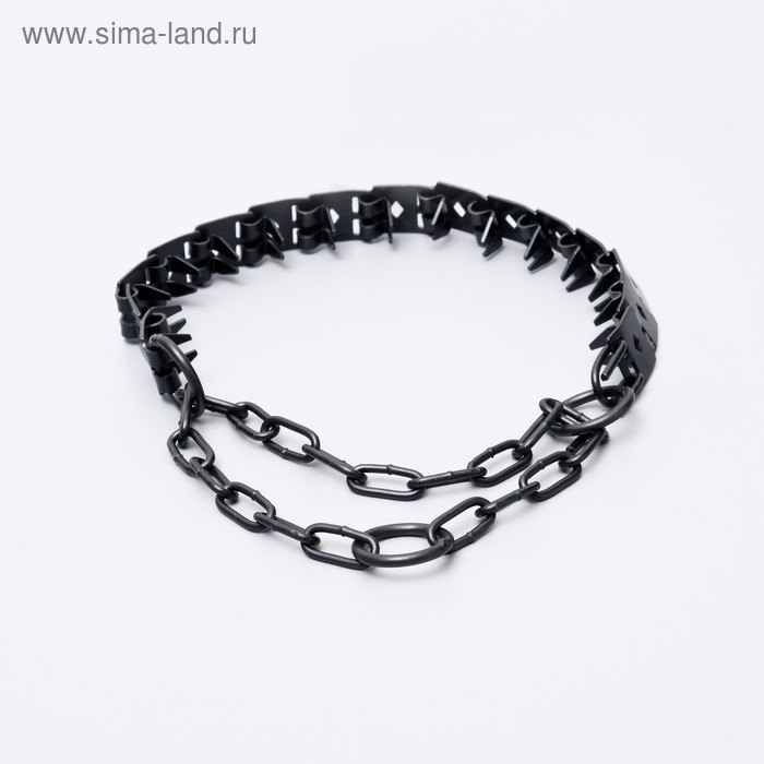 Ошейник строгий пластинчатый вороненый,  50 х 2,3 см Ошейник строгий пластинчатый вороненый,  50 х 2,3 см