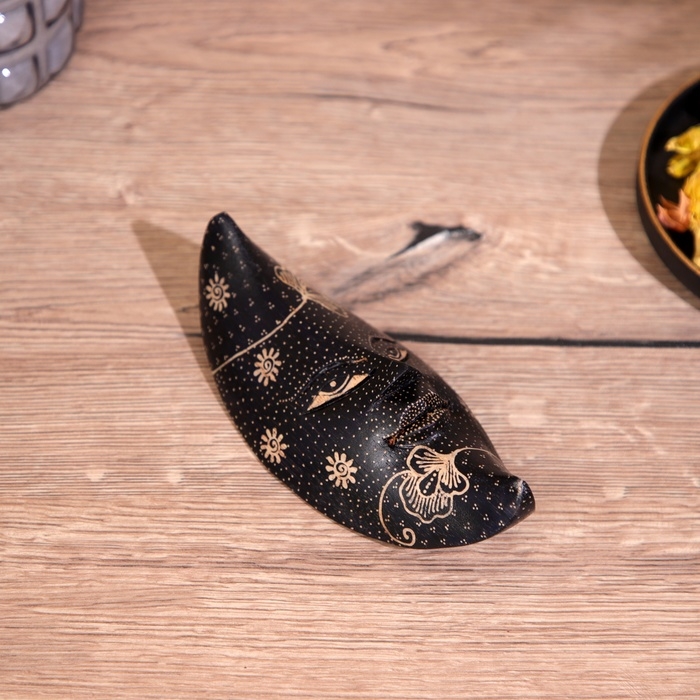 Маска Маска "Ган" батик, дерево 8х4х15 см