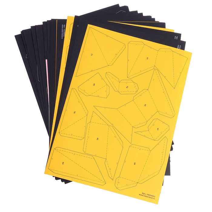 Полигональный конструктор «Черная кобра», 155 деталей