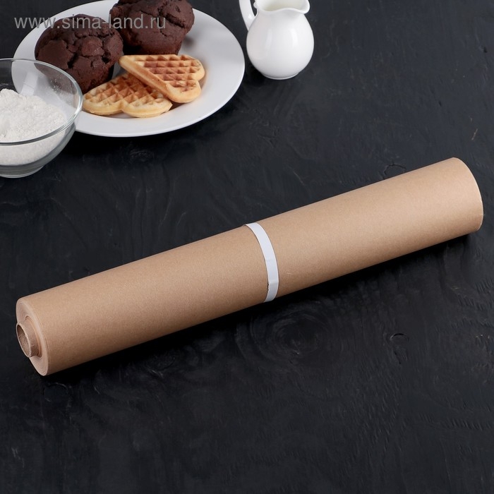 Пергамент силиконизированный, Nordic EB Golden, 38×50 м, бумага для выпечки профессиональная Пергамент силиконизированный, Nordic EB Golden, 38×50 м, бумага для выпечки профессиональная