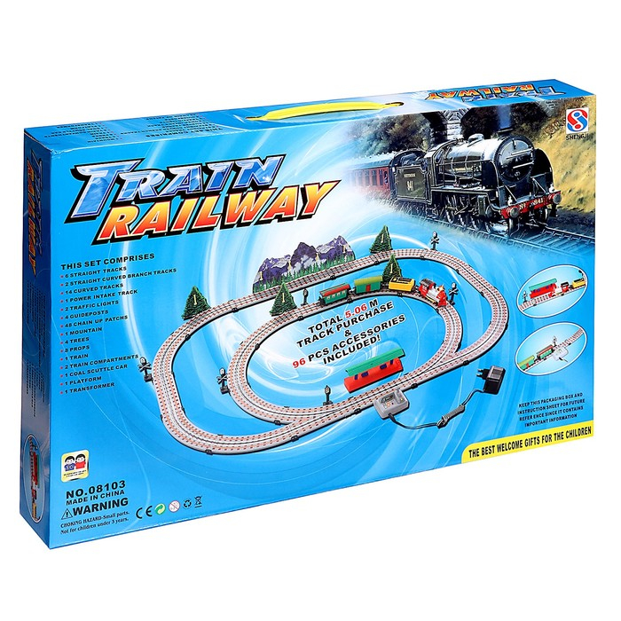 Железная дорога «Дальнее путешествие», работает от сети, протяжённость пути 5,06 м Железная дорога «Дальнее путешествие», работает от сети, протяжённость пути 5,06 м