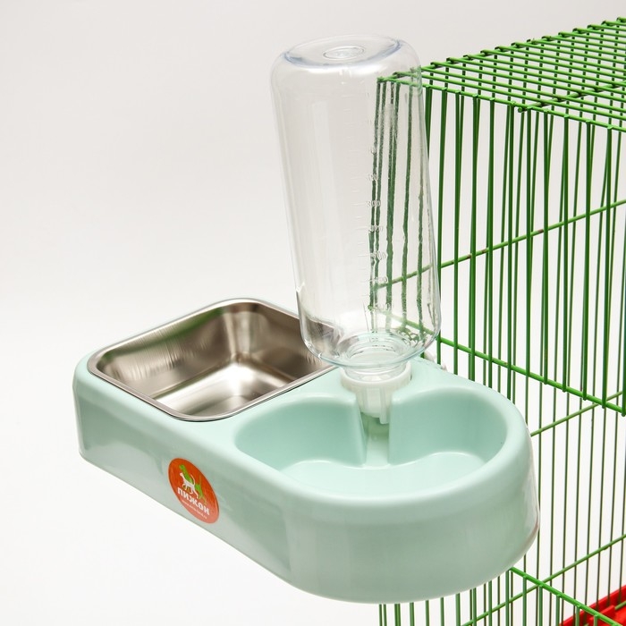 Комплекс автопоилка и автокормушка 26,5 х *16,5 х 22 см, голубой Комплекс автопоилка и автокормушка 26,5 х *16,5 х 22 см, голубой