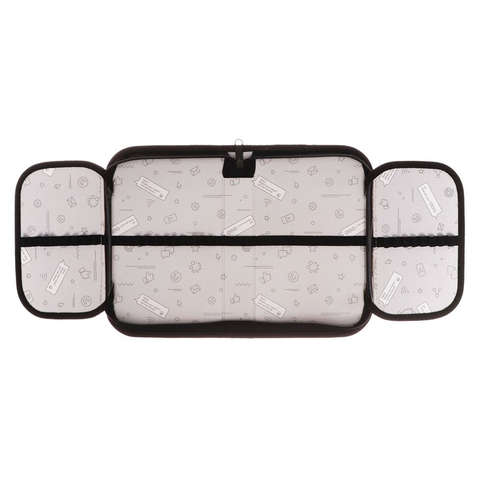 Пенал 1 секция, 130 х 210 х 40 мм, 2 откидные планки, тканевый, Calligrata TOP, Content Пенал 1 секция, 130 х 210 х 40 мм, 2 откидные планки, тканевый, Calligrata TOP, Content "Аниме", МИКС