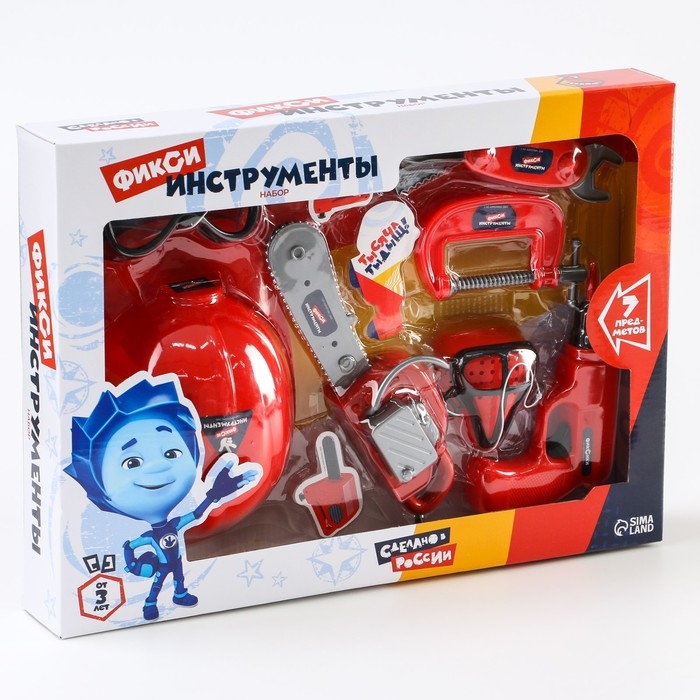 Набор пожарника с каской ФИКСИКИ Набор пожарника с каской ФИКСИКИ "Фикси Инструменты"