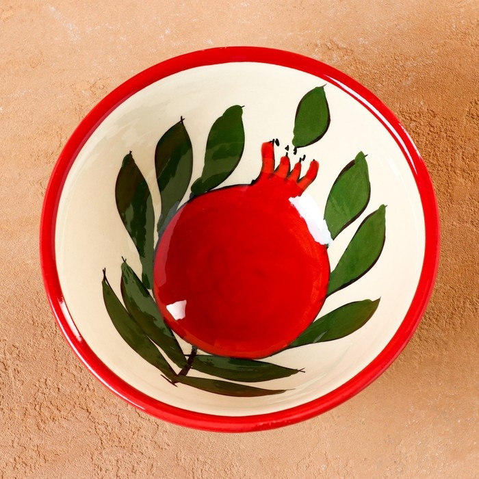 Коса Риштанская Керамика  Коса Риштанская Керамика "Гранат", 18 см, большая, разноцветная