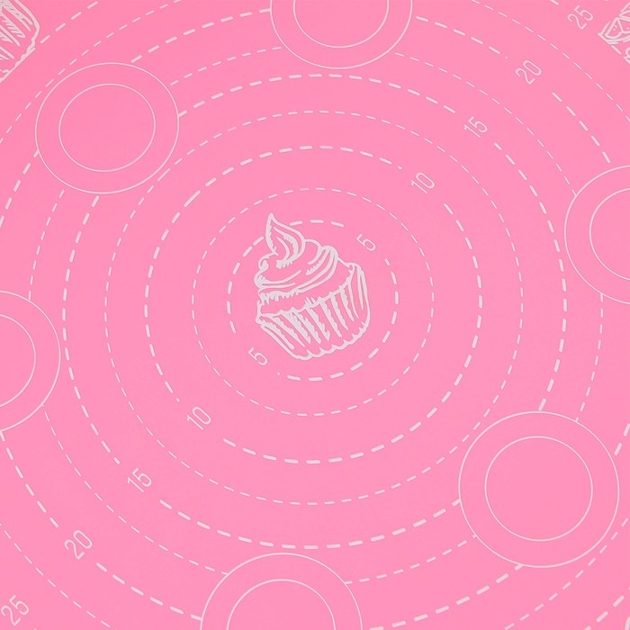 Силиконовый коврик для выпечки «Для пирожных», 30 х 30 см Силиконовый коврик для выпечки «Для пирожных», 30 х 30 см