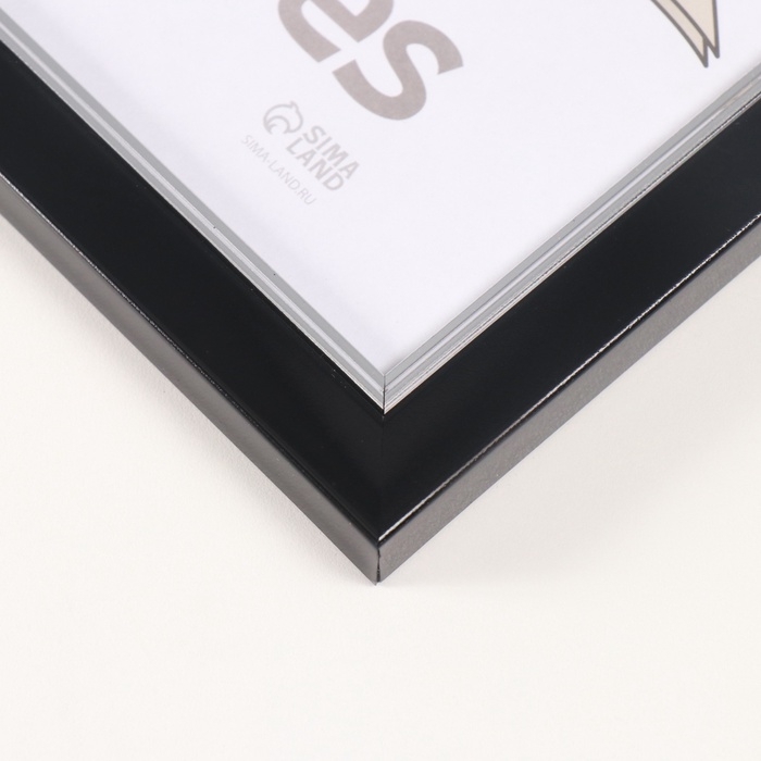 Фоторамка пластик Фоторамка пластик "Плаза" 30х40 см (стекло), 2014-black