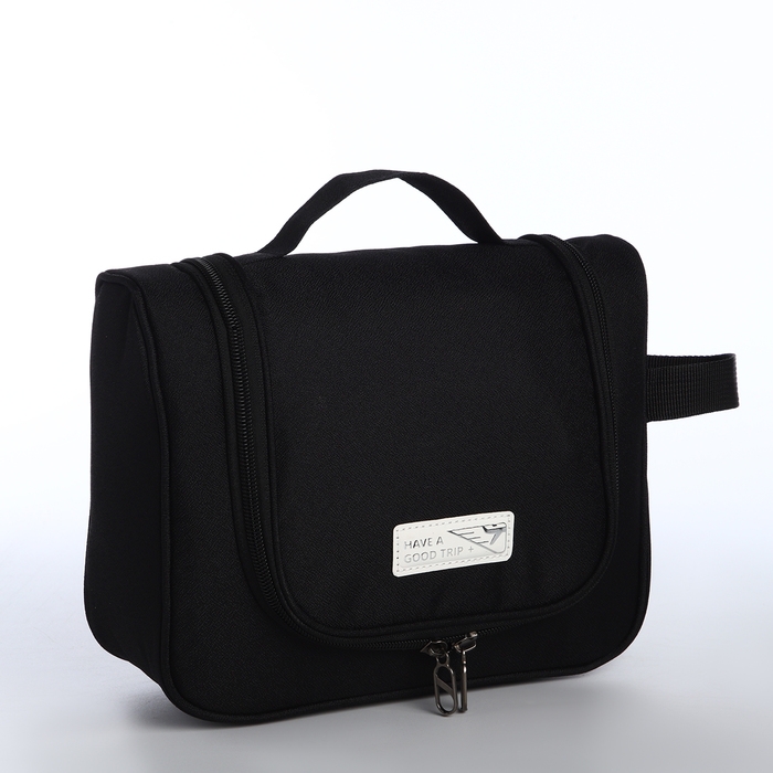 Косметичка на молнии, цвет чёрный Косметичка на молнии, цвет чёрный