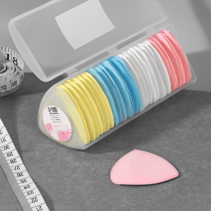 Мел портновский, 30 шт, цвет разноцветный Мел портновский, 30 шт, цвет разноцветный