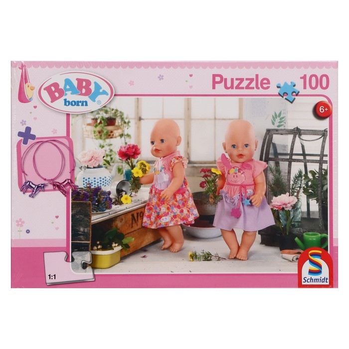 Пазл Baby &laquo;Мир цветов&raquo;, с подарком, 100 элементов