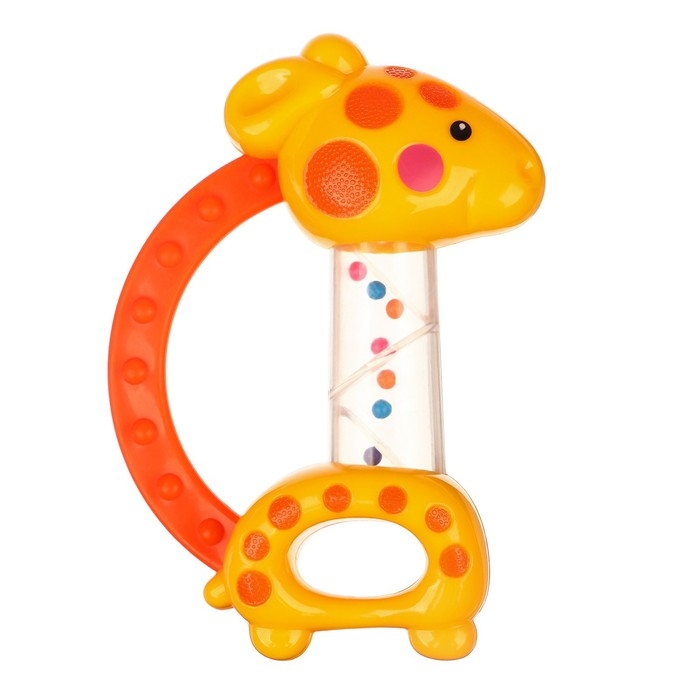 Погремушка «Жирафик», цвет МИКС, Крошка Я Погремушка «Жирафик», цвет МИКС, Крошка Я