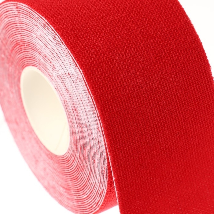 Кинезио - тейп, 3,8 см × 5 м, цвет красный Кинезио - тейп, 3,8 см × 5 м, цвет красный