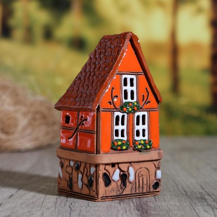 Аромалампа Домик «Санчо», 13 см, ручная работа, микс Аромалампа Домик «Санчо», 13 см, ручная работа, микс