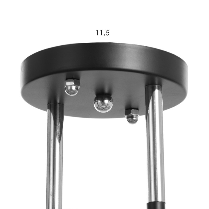 Люстра Люстра "Ариса" 2хЕ27 40Вт чёрный 45х26х27 см BayerLux