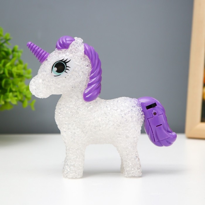 Ночник Ночник "Единорожка" LED 1Вт от батареек LR44 МИКС 14х12х5см RISALUX