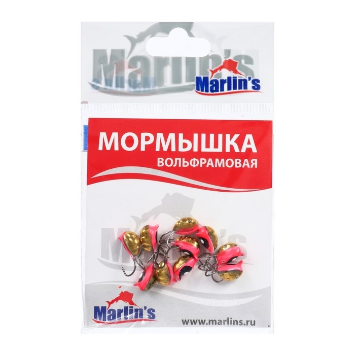 Мормышка вольфрамовая Marlin's ВЯТСКАЯ Личинка-Коза №3, 10 шт Мормышка вольфрамовая Marlin's ВЯТСКАЯ Личинка-Коза №3, 10 шт