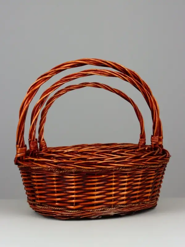 Набор корзин (ива), 43х39 H15 HH39 B38х28;38х33 H14 HH35 B33х23,32х27 H13 HH30 B28х21,3 шт.,