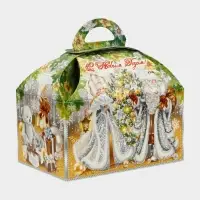 Подарочная новогодняя коробка &laquo;Новогодний шарм&raquo; Ларец малый 18.5&times;12.5&times;19 см