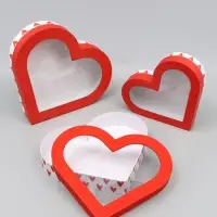 Набор коробок 3 в 1 &laquo;Любовь&raquo;, 28 х 5 см, 32 х 5,5 см, 35 х 6 см