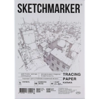 Калька Sketchmarker 70г А4 21х29,7см 100л/уп, в коробке SM17118
