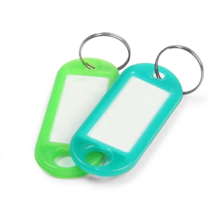 Бирка для ключей АЛЛЮР, пластик, цвет микс